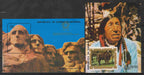 Equatorial Guinea 1976 American Bicentenary souvenir sheet perf. and imperf. - (TIP B) in Stamps Mall