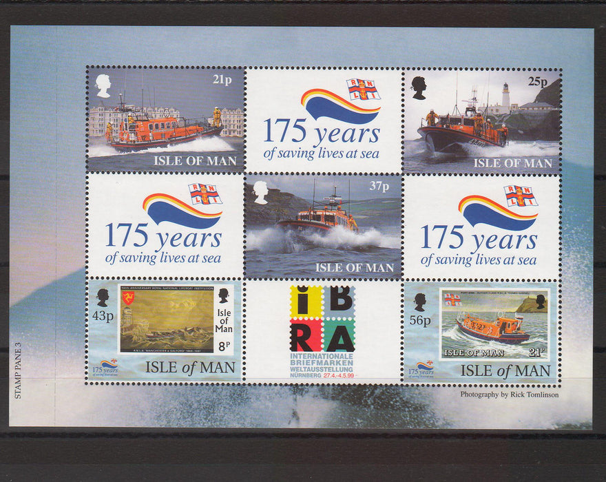 Isle of Man 1999 IBRA World Stamps Exibition cv. 7.25$ (TIP A)
