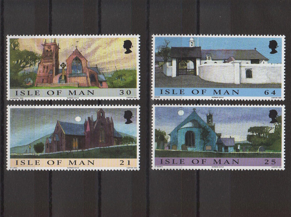 Isle of Man 1999 Churches cv. 5.35$ (TIP A)