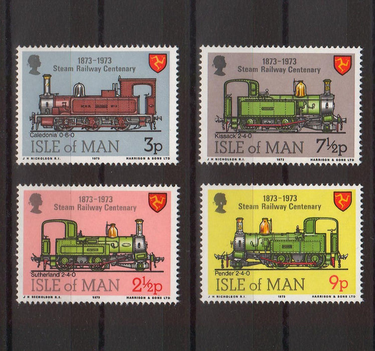 Isle of Man 1973 Centenary of Manx Steam Railroad cv. 1.60$ (TIP A)
