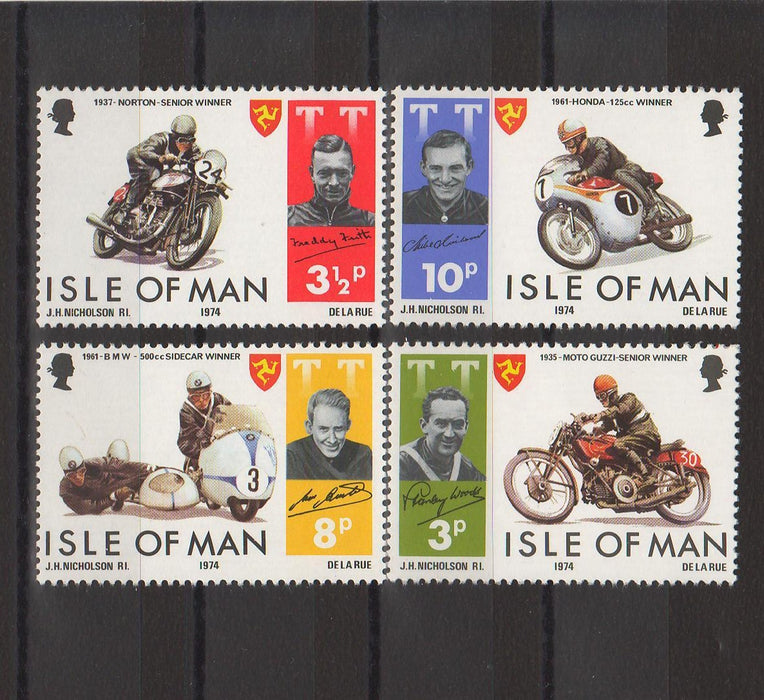 Isle of Man 1974 Tourist Trophy Motorcycle Races cv. 1.20$ (TIP A)