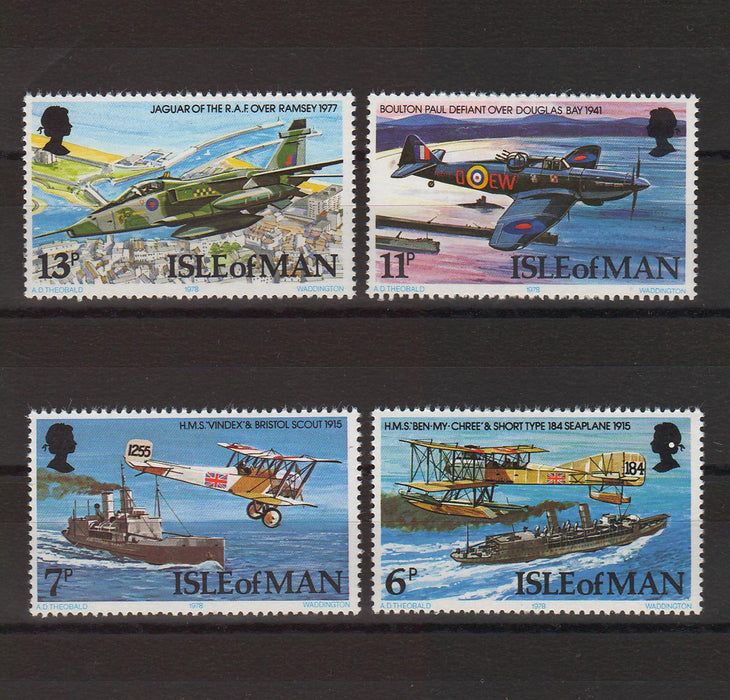 Isle of Man 1978 Royal Air Force 60th Anniversary cv. 1.40$ (TIP A)