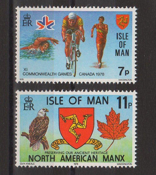 Isle of Man 1978 11th Commonwealth Games cv. 0.60$ (TIP A)