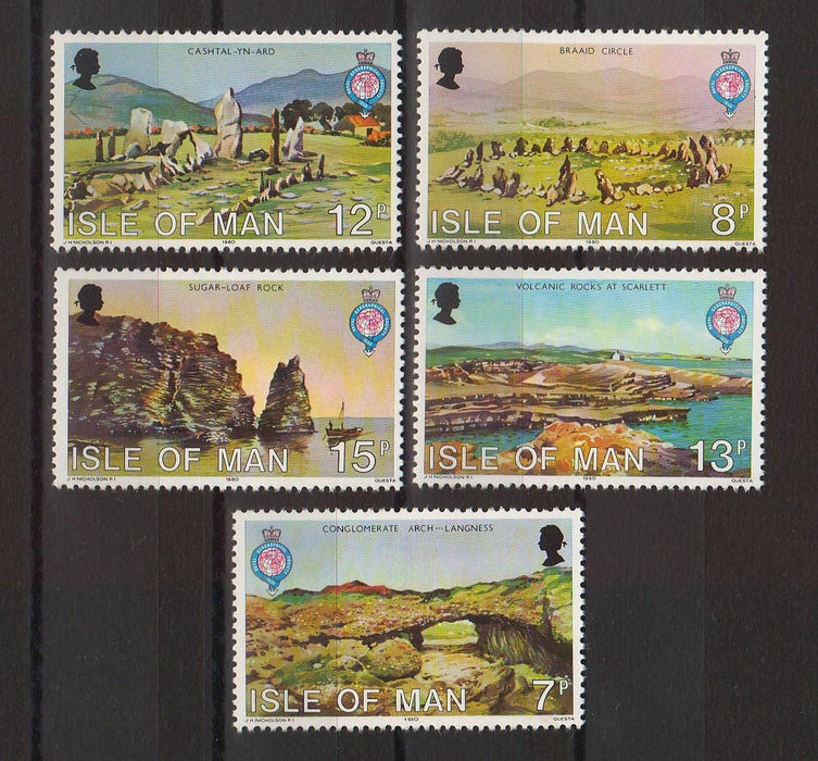 Isle of Man 1980 Royal Geographical Society 150th Anniversary cv. 1.75$ (TIP A)
