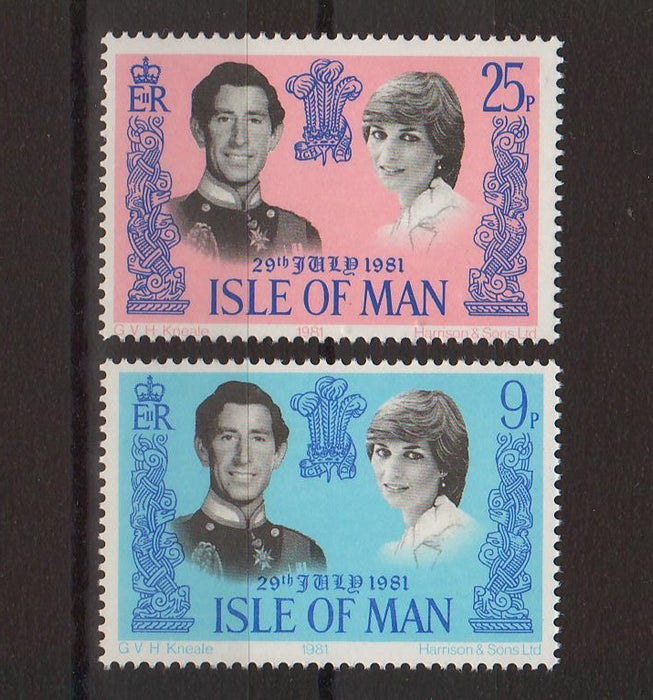 Isle of Man 1981 Prince Charles and Lady Diana cv. 1.25$ (TIP A)