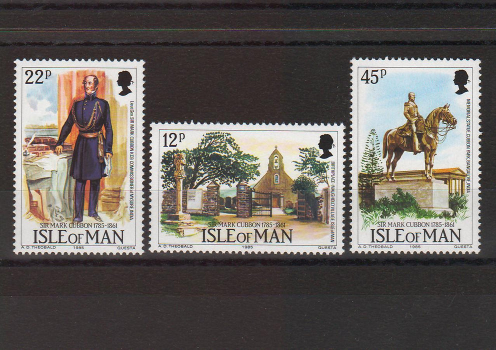 Isle of Man 1985 Sir Mark Cubbon cv. 3.15$ (TIP A)