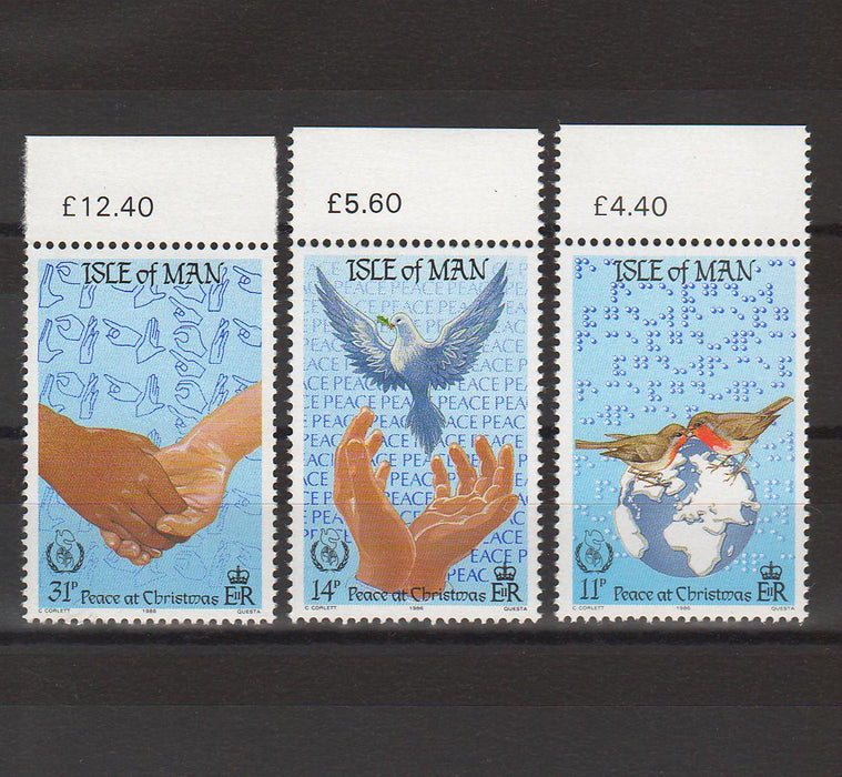 Isle of Man 1986 International Peace Year cv. 2.25$ (TIP A)