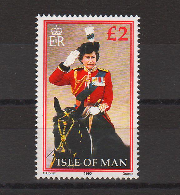 Isle of Man 1990 Queen Elizabeth II cv. 6.50$ (TIP A)