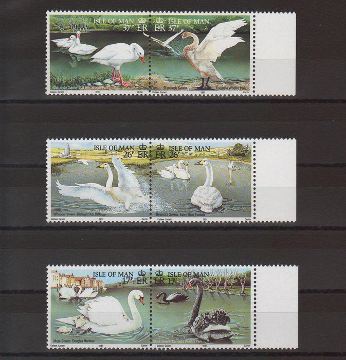 Isle of Man 1991 Swans cv. 7.20$ (TIP A)