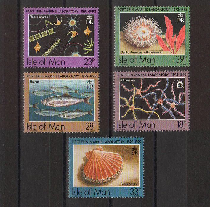 Isle of Man 1992 Erin Marine Laboratory Centenary cv. 5.00$ (TIP A)