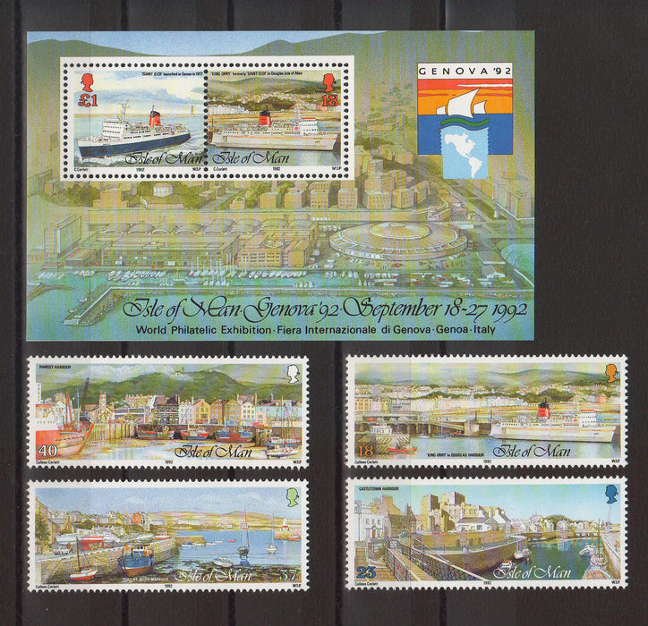 Isle of Man 1992 Manx Harbors cv. 9.25$ (TIP A)