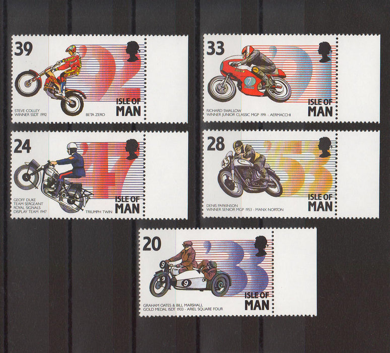 Isle of Man 1993 Motorcycling Events cv. 5.50$ (TIP A)