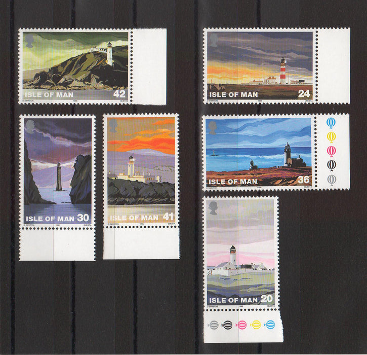 Isle of Man 1996 Lighthouses cv. 6.85$ (TIP A)
