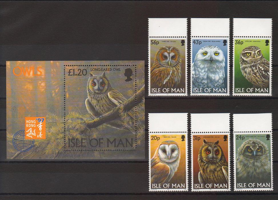 Isle of Man 1997 Owls cv. 11.55$ (TIP A)