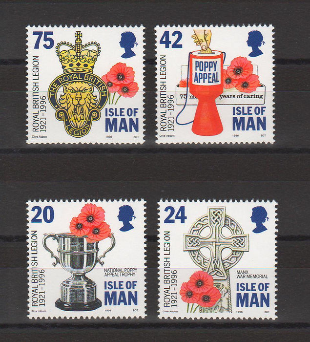 Isle of Man 1996 Royal British Legion 75th Anniversary cv. 5.95$ (TIP A)