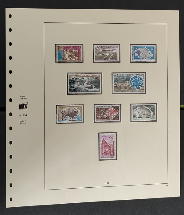 France 1967-1981 Nice Collection of Stamps in SAFE Album (TIP G)