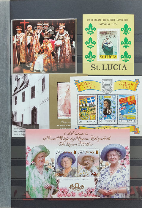 Loltus Album full of souvenir sheets and blocks good value, SPECIMEN scarce (album included)(TIP F)