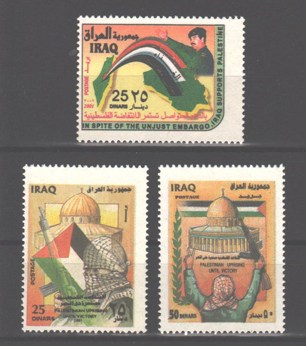 Irak 2001 Support for Palestinians cv. 1.25$ - (TIP A)