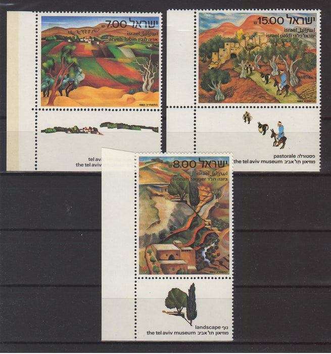 Israel 1982 Landscapes with Tab cv. 3.00$ (TIP A)