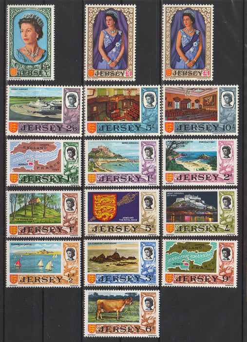 Jersey 1969 Queen Elisabeth & Bailiwick Issues  cv. 53.70$ (TIP A)