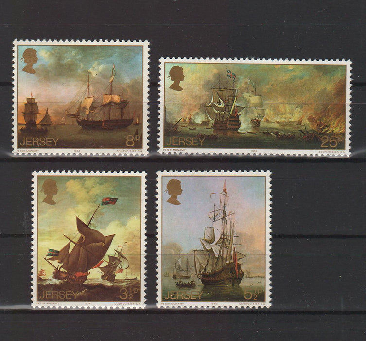 Jersey 1974 Marine paintings cv. 1.40$ (TIP A)