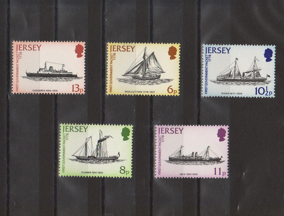 Jersey 1978 First Government packet between Britain and Jersey, bicentenary  cv. 1.60$ (TIP A)