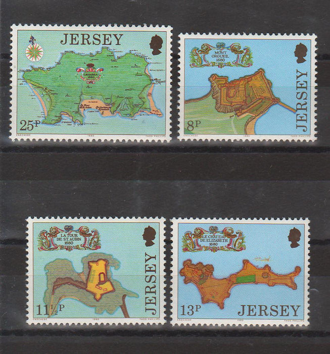 Jersey 1980 Fortresses  cv. 1.60$ (TIP A)