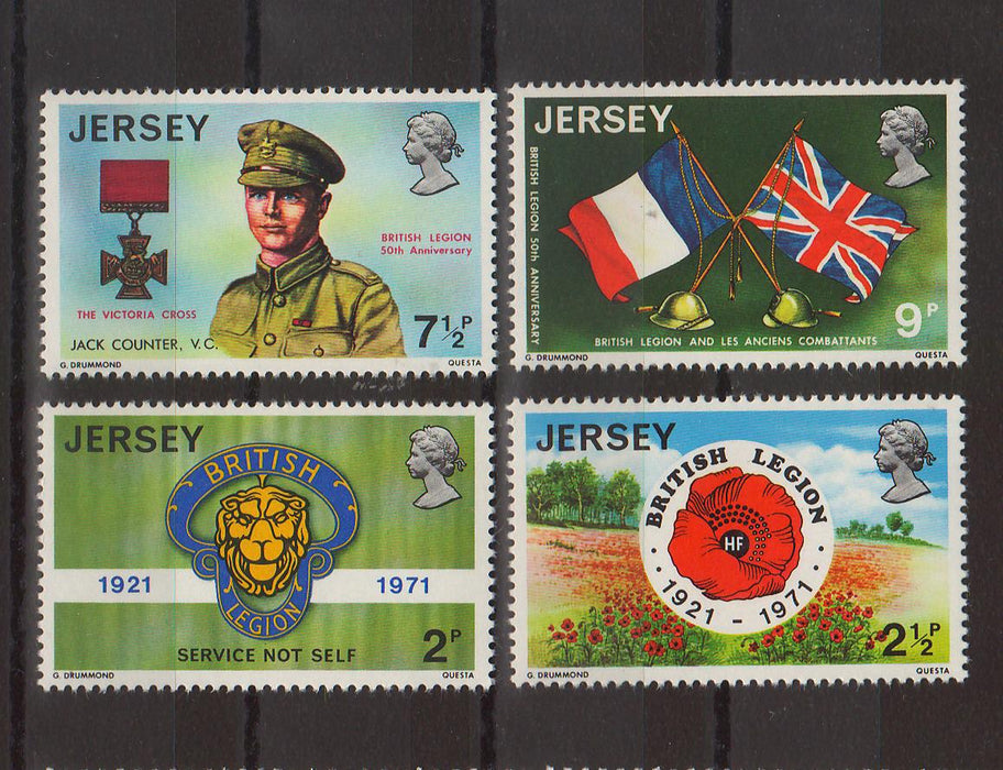 Jersey 1971 50th anniversary of the British Legion  cv. 5.20$ (TIP A)