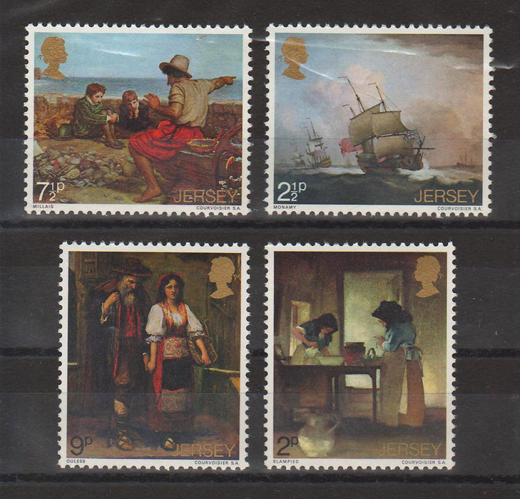 Jersey 1971 Paintings by Jersey Artists cv. 6.70$ (TIP A)