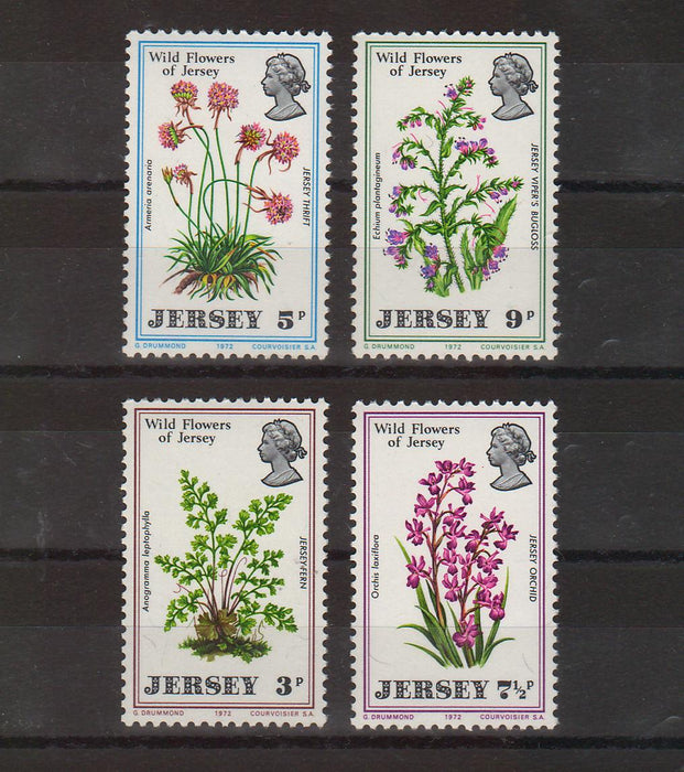 Jersey 1972 Flowers in Natural Colors cv. 5.60$ (TIP A)
