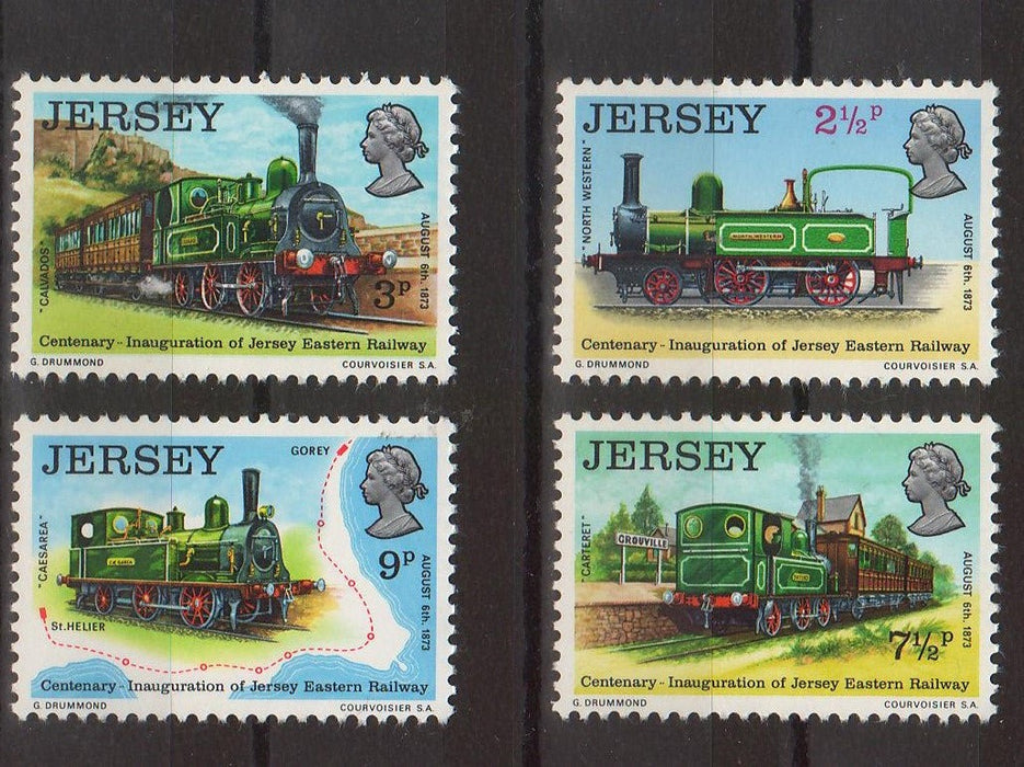 Jersey 1973 Centenary of Jersey Eastern Railroad  cv. 1.30$ (TIP A)