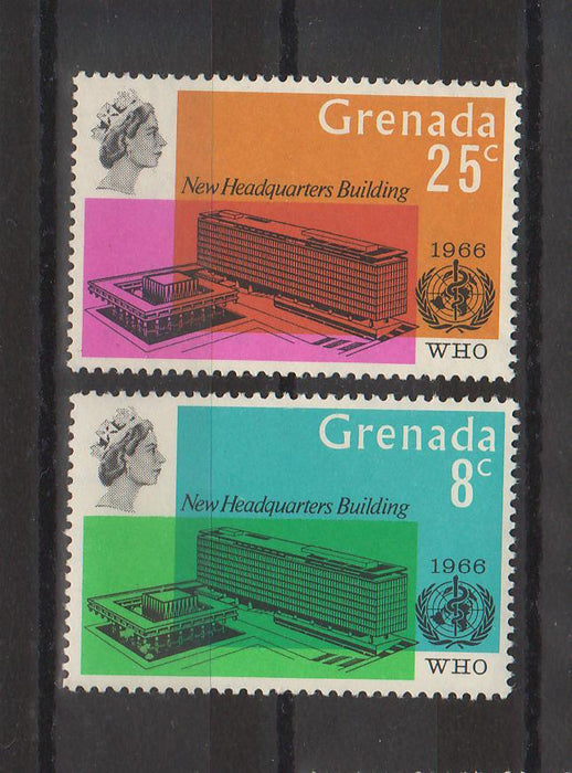 Grenada 1966 WHO Headquarters Issue c.v. 0.80$ - (TIP B)