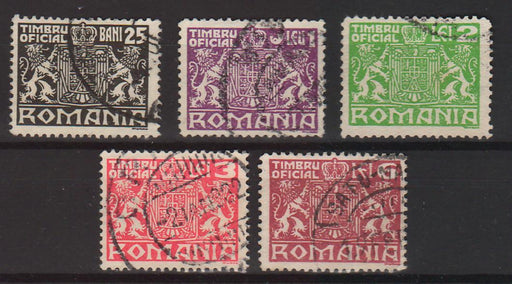 Romania 1932 Stema Romaniei filigran CC c.v. 1.30Lei (TIP B)-Stamps Mall