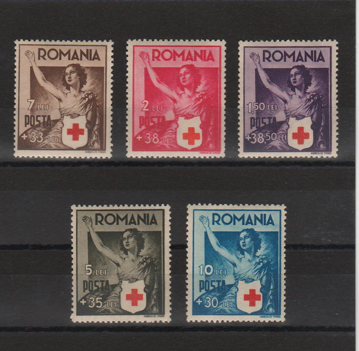 Romania 1941 LP 145 Crucea Rosie c.v. 16.70 (TIP B)