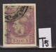 Romania 1868-70/72 Carol I cu favoriti, 3 BANI violet T5 (TIP D) in Stamps Mall