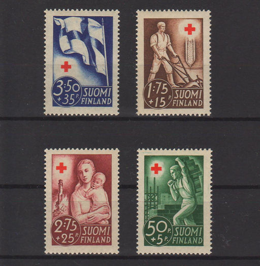 Finland 1941 Farmer, Mother and Child Red Cross (TIP B) in Stamps Mall