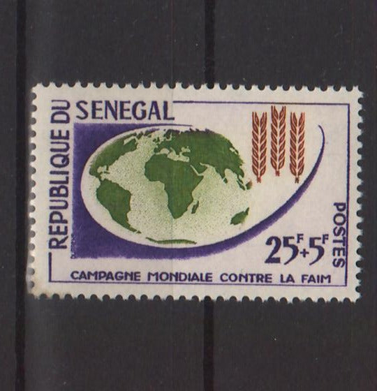 Senegal 1963 Freedom from Hunger Campaign Issue - (TIP A)-Stamps Mall