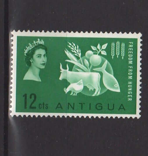 Antigua 1963 Freedom from Hunger Campaign Issue - (TIP A) in Stamps Mall