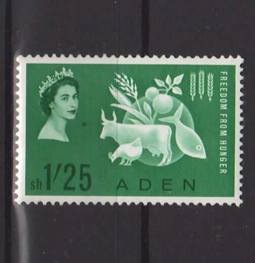 Aden 1963 Freedom from Hunger Campaign Issue - (TIP A) in Stamps Mall