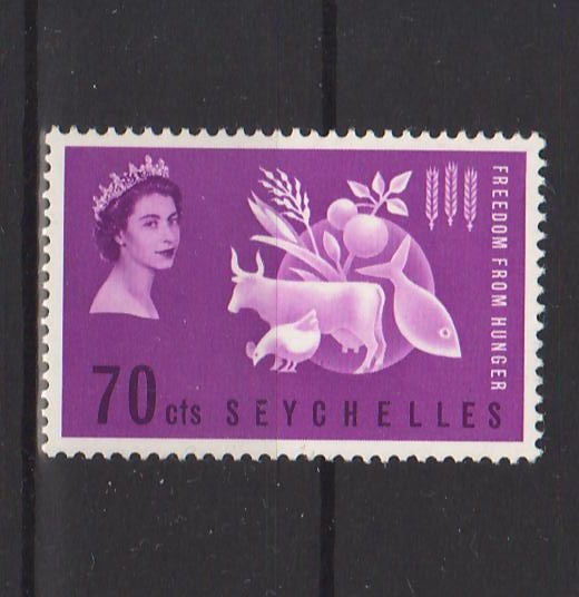 Seychelles 1963 Freedom from Hunger Campaign Issue - (TIP A)-Stamps Mall