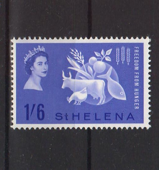 St. Helena 1963 Freedom from Hunger Campaign Issue - (TIP A)-Stamps Mall