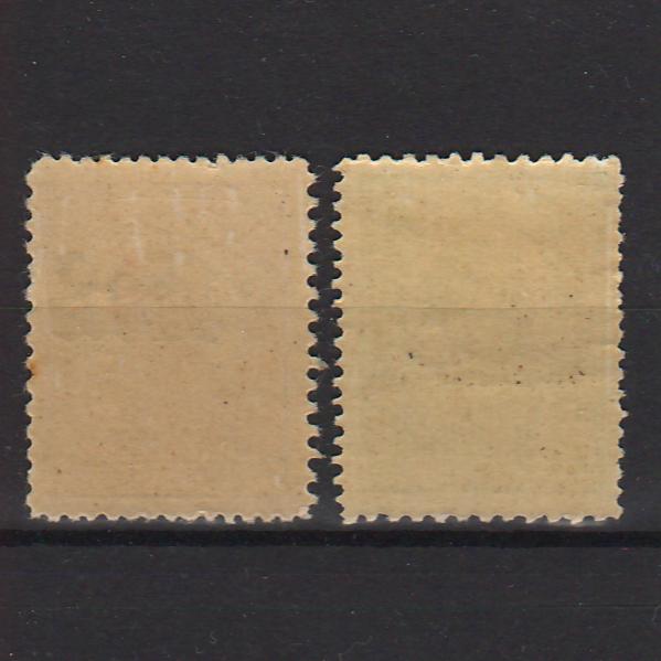 Romania 1918 Tipografiate 5B, 10B supratipar 1918 (TIP A)-Stamps Mall