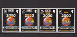 Gibraltar 1985 Save the Children Fund strip of 4 c.v. 5.00$ - (TIP A) in Stamps Mall