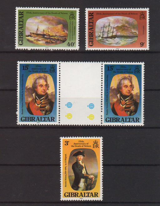 Gibraltar 1980 Horatio Nelson (1758-1805) c.v. 1.65$ - (TIP A) in Stamps Mall