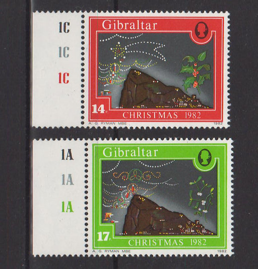 Gibraltar 1982 Christmas c.v. 0.70$ - (TIP A) in Stamps Mall