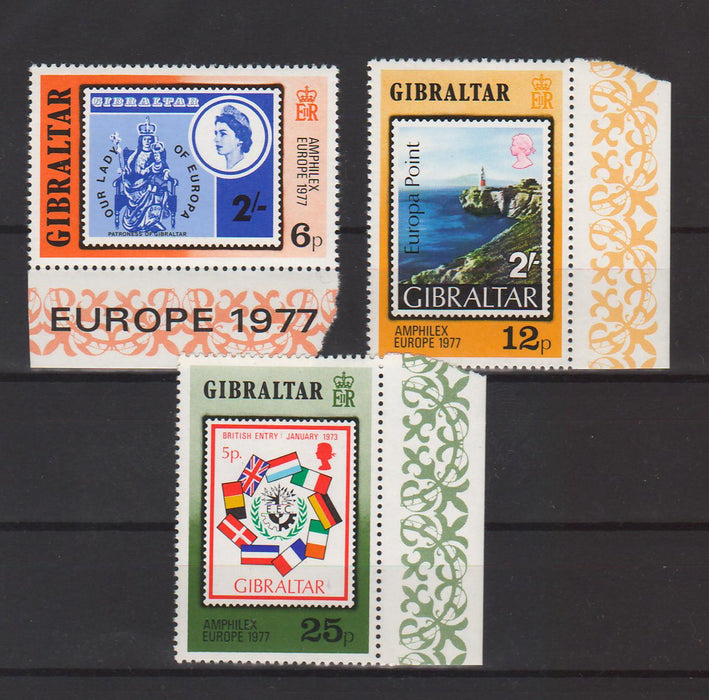 Gibraltar 1977 AMPHILEX c.v. 1.00$ - (TIP A) in Stamps Mall