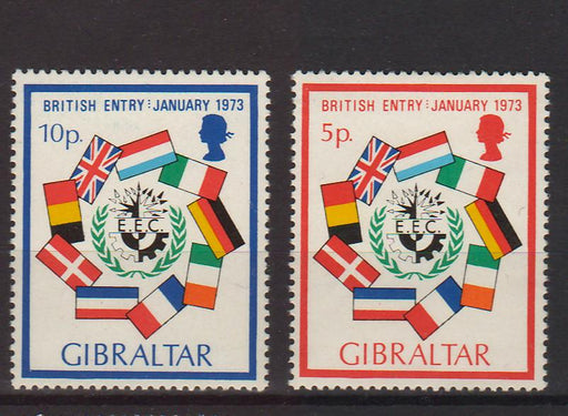 Gibraltar 1973 Entry into European Economic Community c.v. 1.40$ - (TIP A) in Stamps Mall