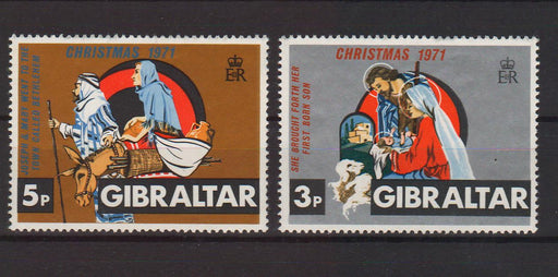 Gibraltar 1971 Christmas c.v. 1.20$ - (TIP A) in Stamps Mall