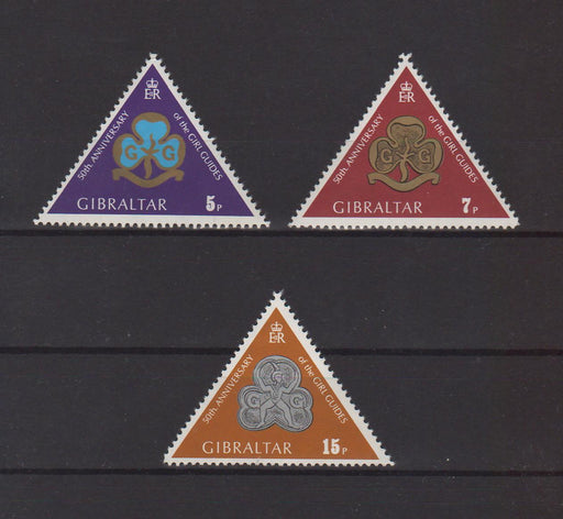 Gibraltar 1975 Girl Guides, 50th Anniversary c.v. 1.65$ - (TIP A) in Stamps Mall