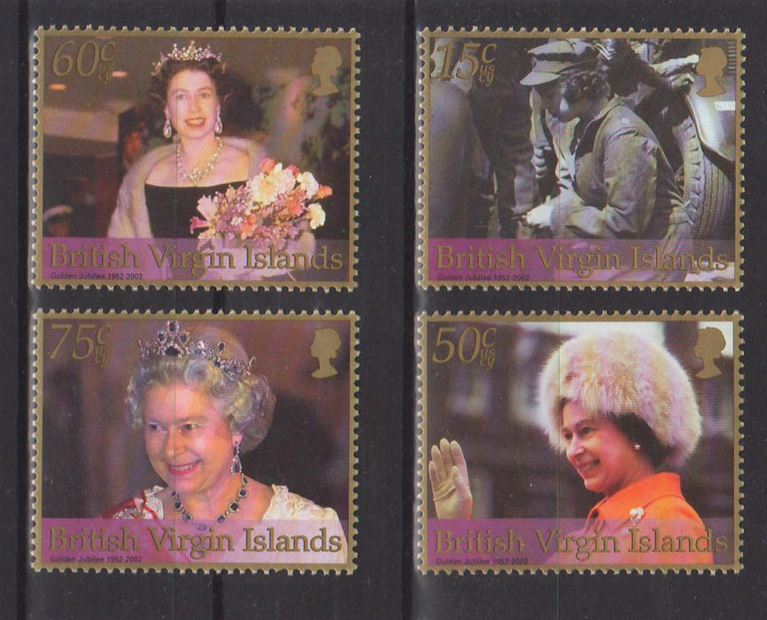 Virgin Islands 2002 Reign of Queen Elizabeth II, 50th Anniversary c.v. 7.50$ - (TIP A)